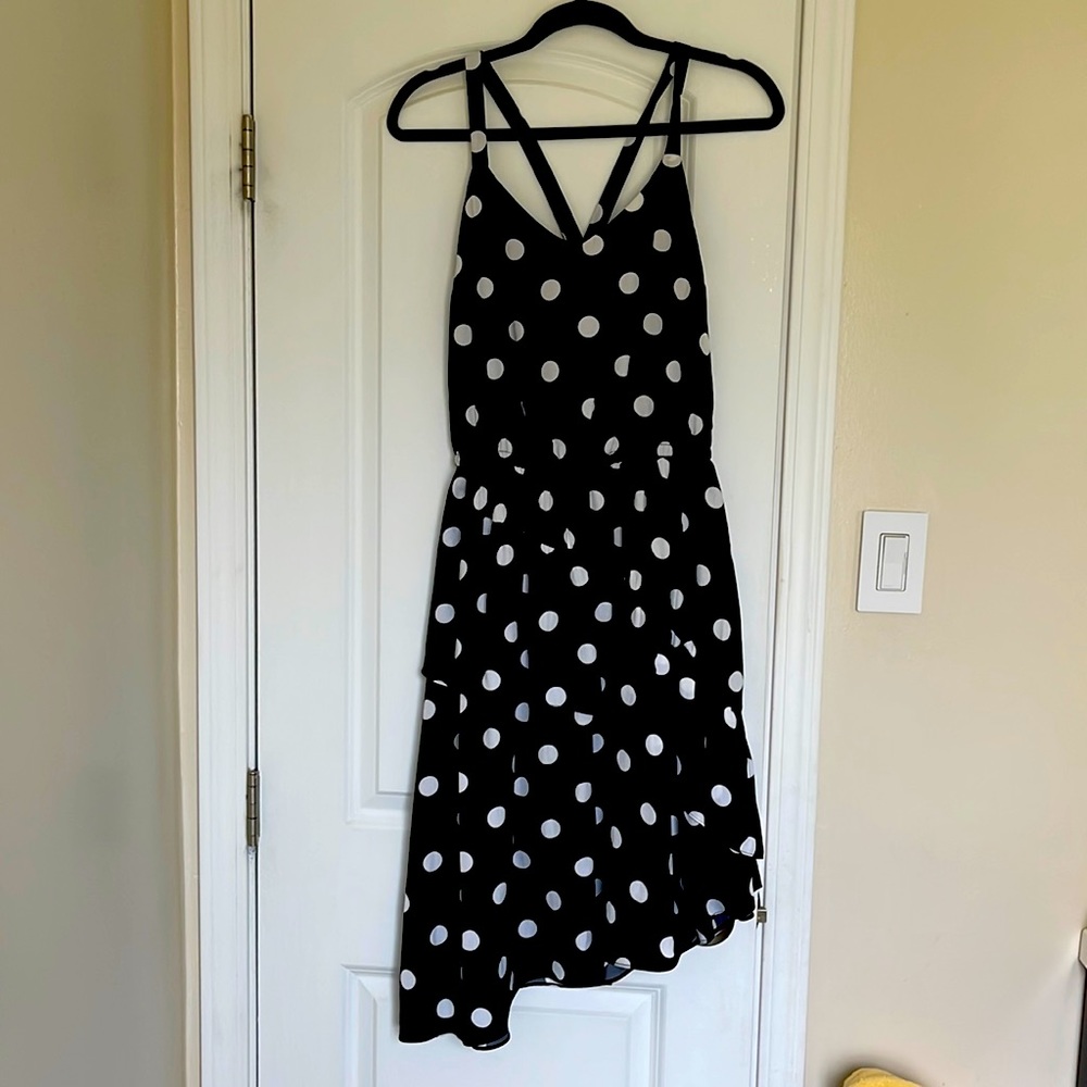 Black and White Polka Dot Dress